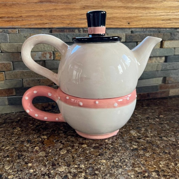 Johanna Parker snowman teapot and cup - Picture 2 of 4